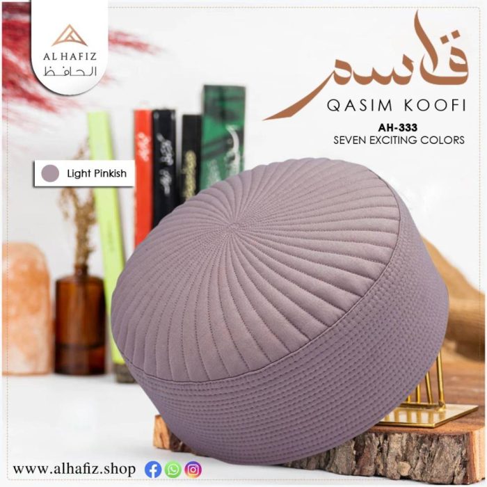 Qasim Hard Koofi Cap – Premium Structured Islamic Prayer Cap for Men - Image 5