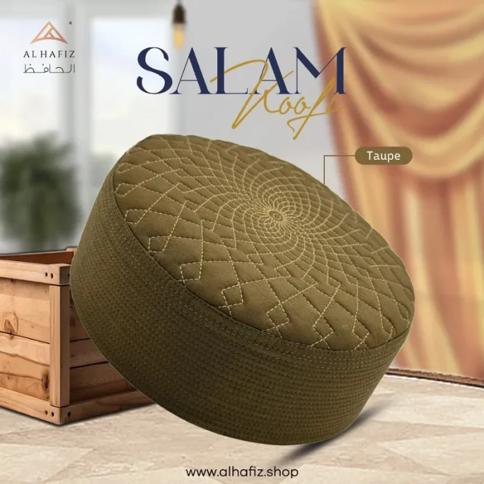 Salam Hard Koofi Cap – Premium Elegant Islamic Prayer Cap for Men - Image 7