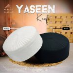 Yaseen Hard Koofi Cap – Classic Islamic Prayer Cap for Men