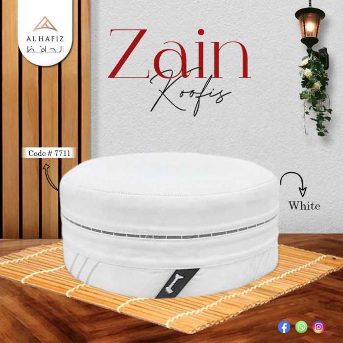 Zain Soft Koofi Cap – Comfortable Lightweight Islamic Prayer Cap for Men - Image 2
